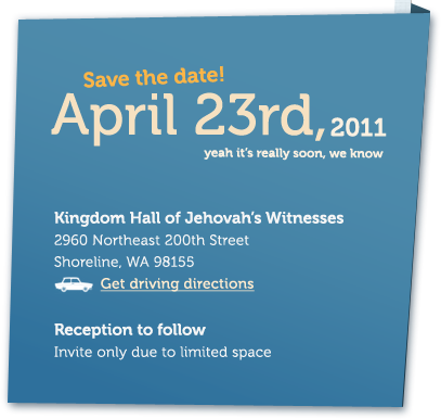 Save the date!  And that date is April 23.